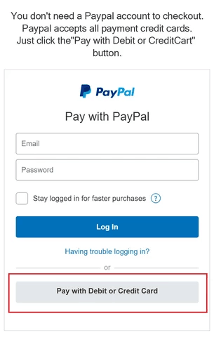 PayPal Instructions
