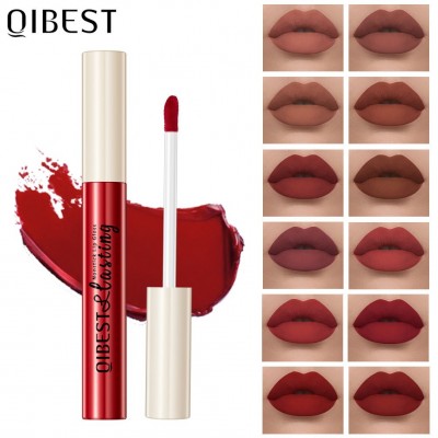Qibest Matte Liquid Lipstick (Hot)