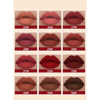 QIBEST Matte Liquid Lipstick Set of 12pcs