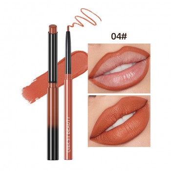 Qibest Matte Lip Liner & Lipstick - 12 Color