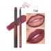 Qibest Matte Lip Liner & Lipstick - 12 Color