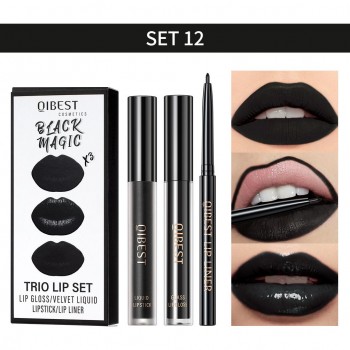 QIBEST Trio Lip Set 3 In 1