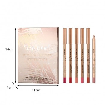 QIBEST Lip Liner Set - 12-Piece